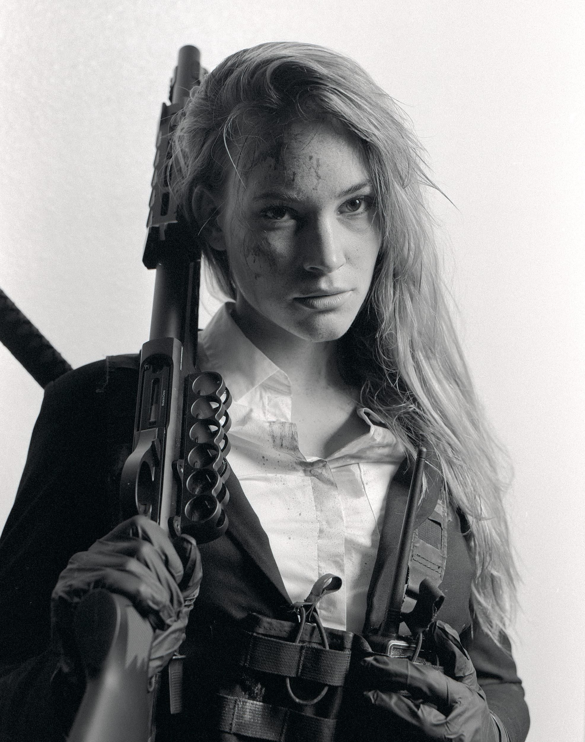 Black and white analog photograph shot on Mamiya RZ67 Pro II and Ilford Hp5 Plus in Arizona by TheAnalogPhotographer (United States). [Portraits]