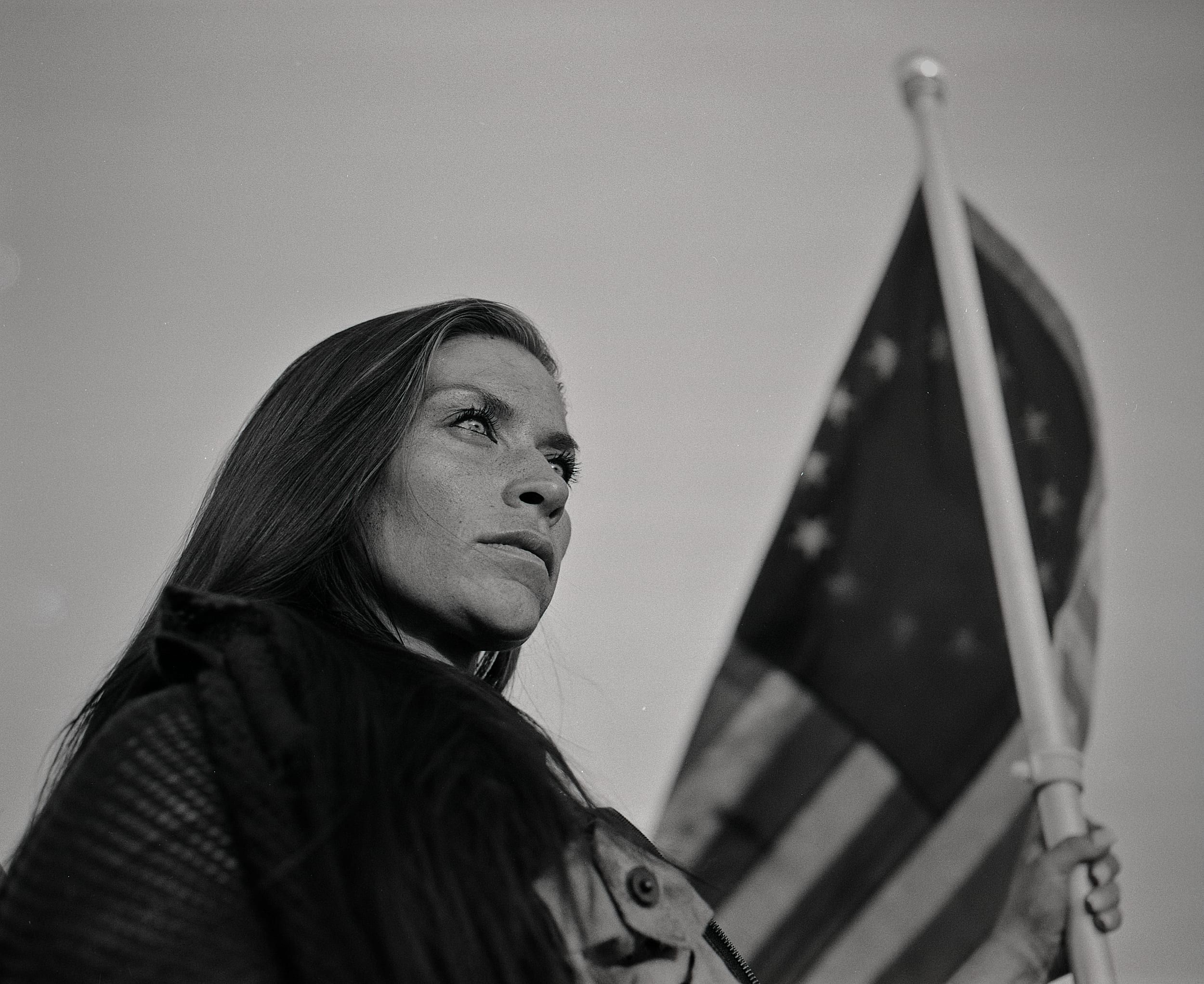 Black and white analog photograph shot on Mamiya RZ67 Pro II and Ilford Hp5 Plus with Sekor 90mm in Arizona by TheAnalogPhotographer (United States). [Portraits]