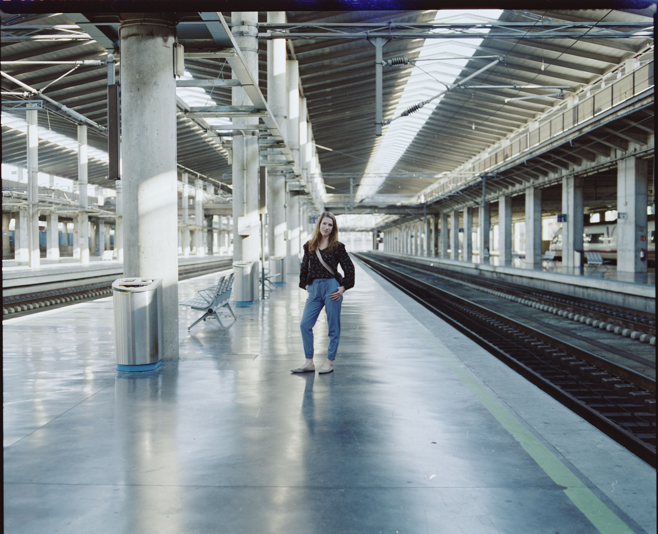 Color analog photograph shot on Mamiya RZ67 Pro II and Kodak Gold 200 in Spain by TheAnalogPhotographer (United States). [Portraits]