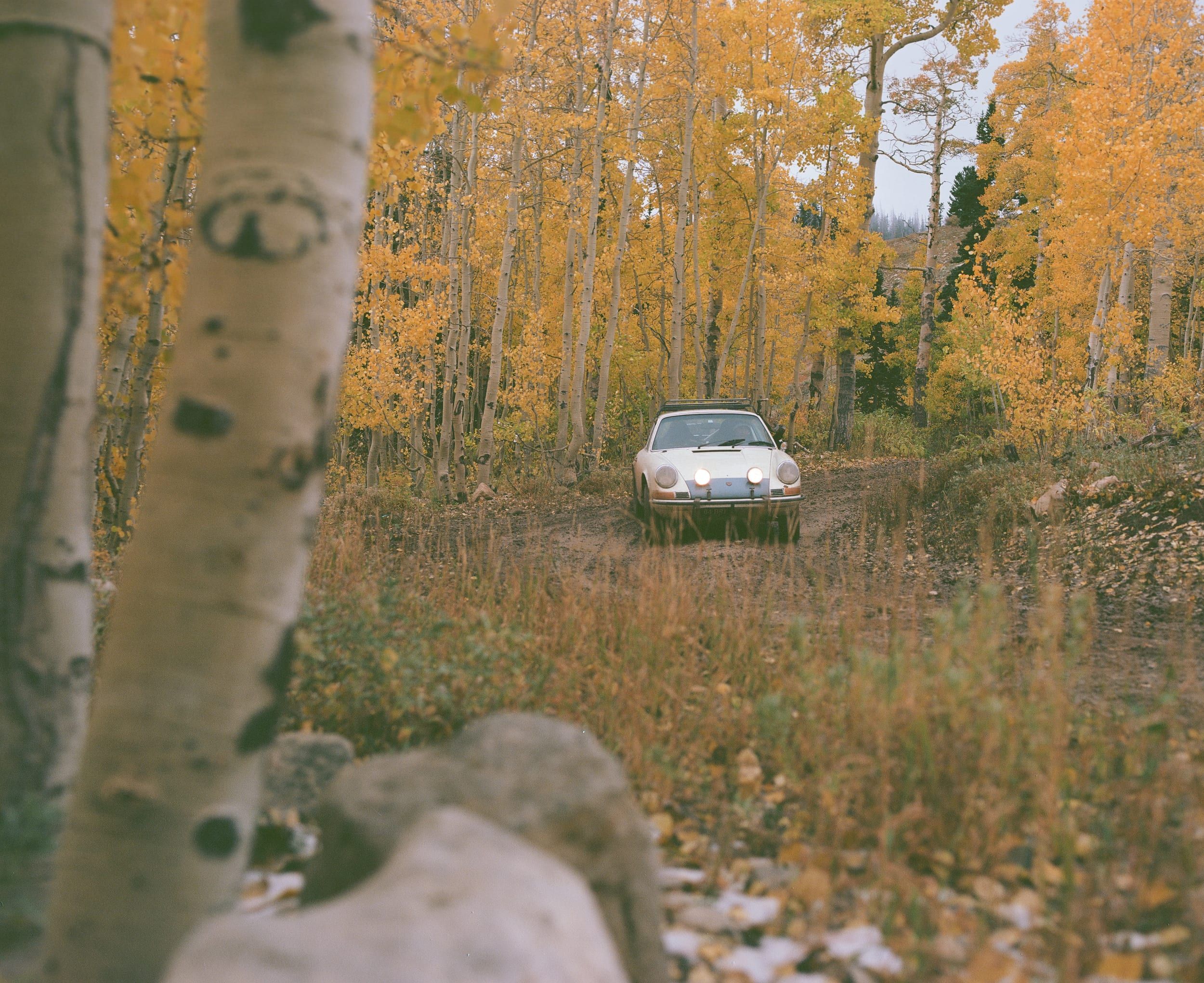 Color analog photograph shot on Mamiya RZ67 Pro II and Kodak Gold 200 with Sekor 90mm in Utah, USA by TheAnalogPhotographer (United States). [Automotive]