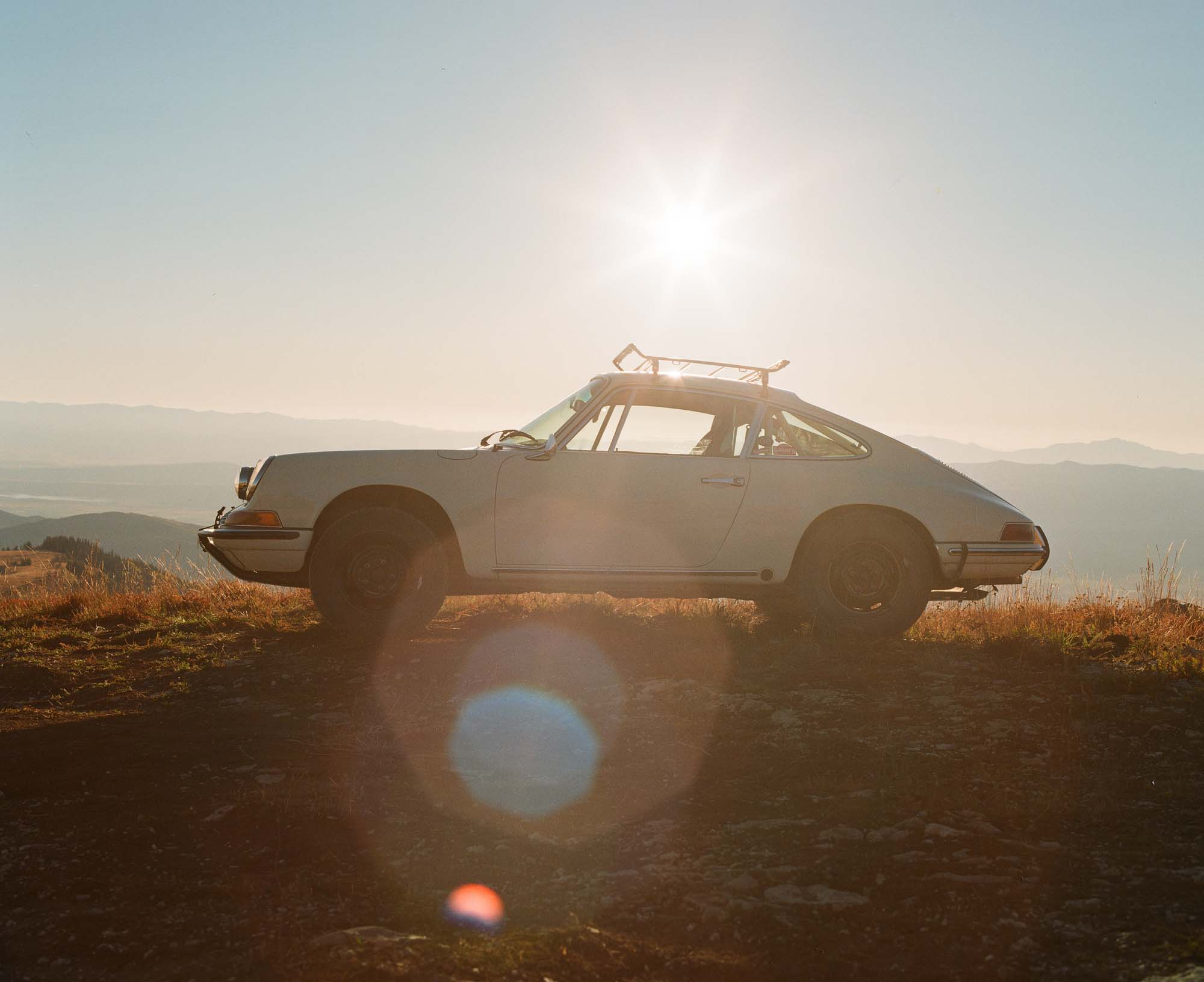 Color analog photograph shot on Mamiya RZ67 Pro II and Kodak Gold 200 in Utah by TheAnalogPhotographer (United States). [Automotive]