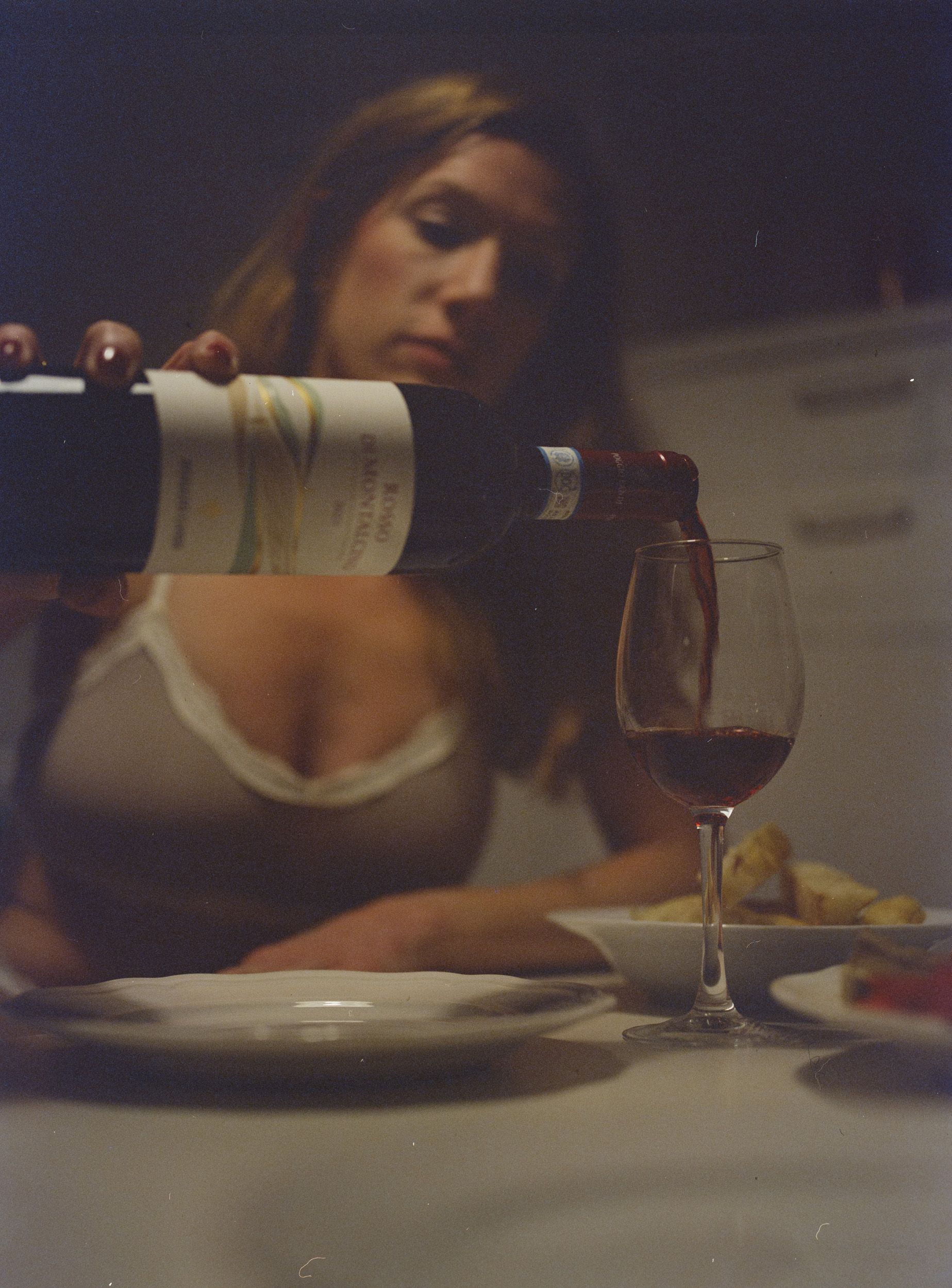 Color analog photograph shot on Mamiya RZ67 Pro II and Kodak Vision3 500T with Sekor 90mm in Florence, Italy by TheAnalogPhotographer (United States). [Boudoir (SFW)]