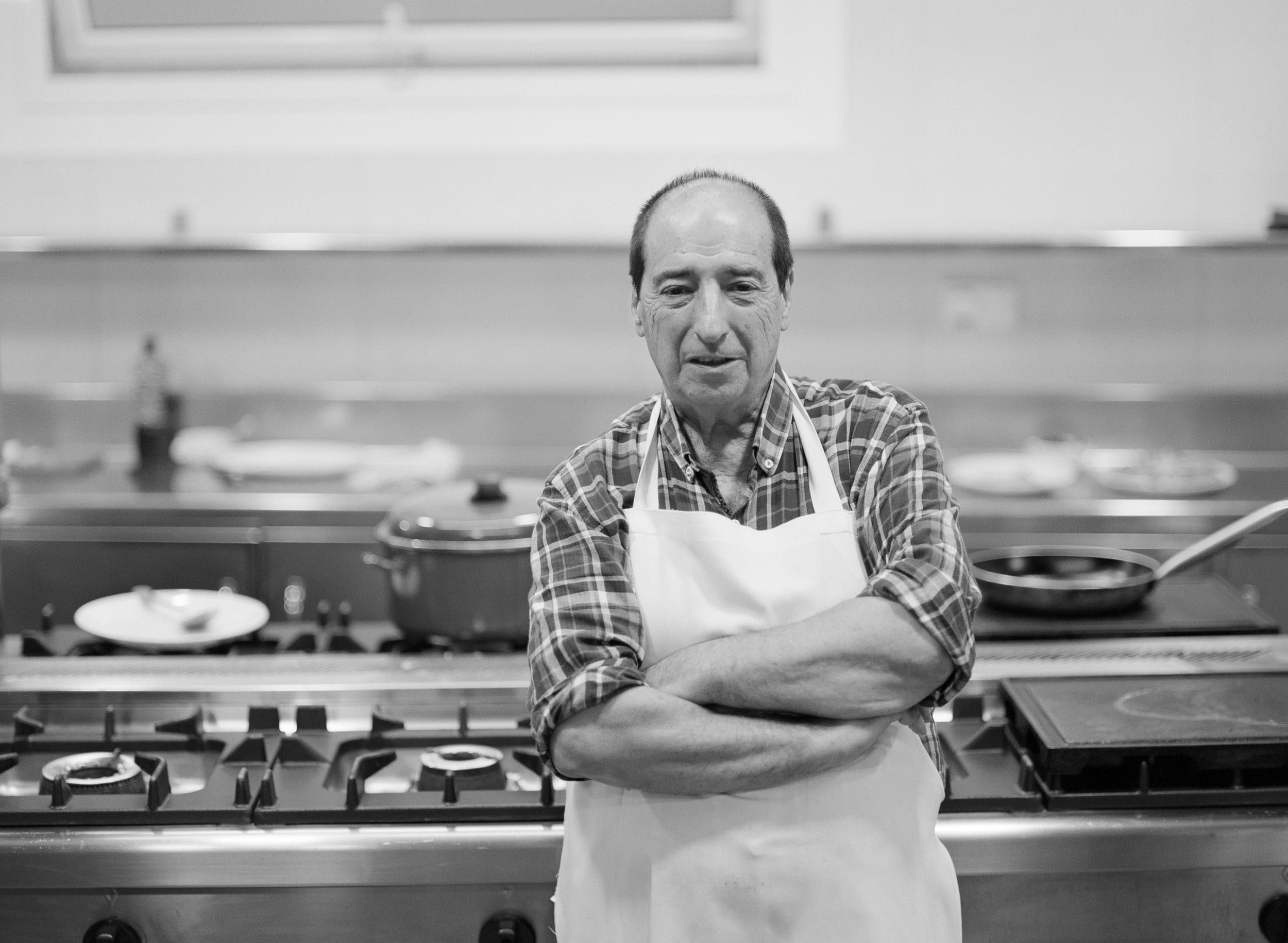 Black and white analog photograph shot on Hasselblad H1 and Fujifilm Fujicolor Pro 400h Professional with 100mm f2.2 in San Sebastian, Spain by Jack_von_Linden (United States). [Portraits]