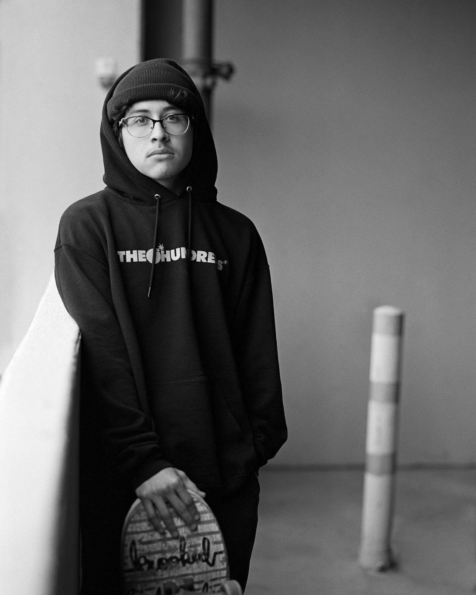 Black and white analog photograph shot on Pentax 6x7 and Ilford Hp5 Plus with 105mm by mikewwilliams (United States). [Portraits]